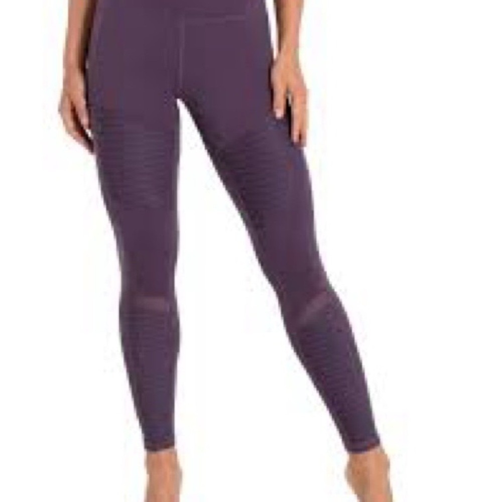 Alphalete OG Revival Moto Panel leggings comet purple size M